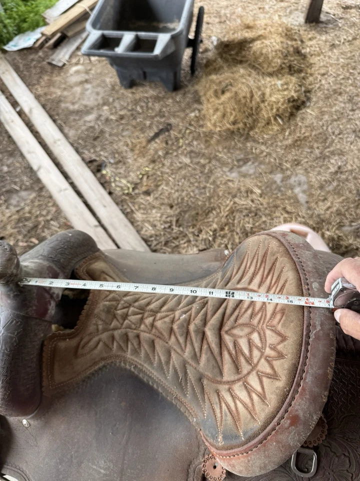 14.5” Martin Saddle With Rabe Rabón Calf Roping Tree - Image 3 of 4