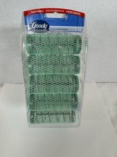 2003 Goody Large Brush Rollers Pins Teal Green For Mid Length Hair Up To 9