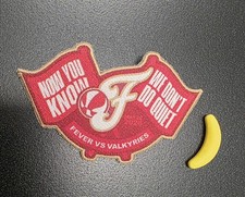 2026 Indiana Fever Game Exclusive Patch 5/22/26 (banana runt for scale-not incl)