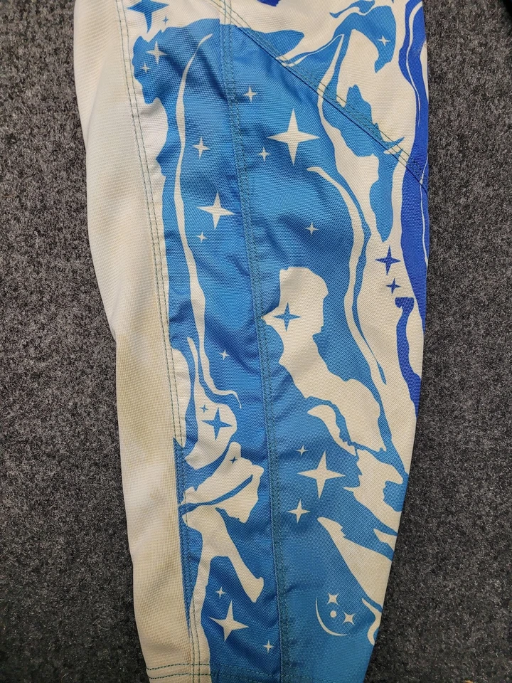 Calça masculina Troy Lee Designs 34 laranja azul GP Star Graphic Motocross MX - Imagem 2 de 4