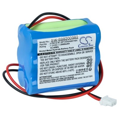 Akku für Visonic GP130AAM8YMX, GP211ATH6XML, GP220AAH6YMX 2000mAh Alarm