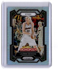 2024 Panini Prizm Monopoly WNBA #12 Lauren Jackson Light Blue Prizms #/199