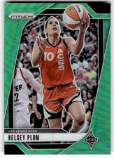 2024 Panini Prizm WNBA Kelsey Plum Green Prizms #77