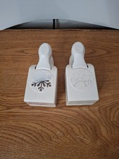Lot of 2 Martha Stewart Paper Punch Snowflake And Thanksgiving Dinner Crafts