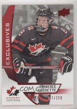 2019 Upper Deck Team Canada Juniors Exclusives 247/250 Maxence Guenette #18 0l2