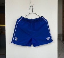 Vintage Chelsea 1999 2000 Home Football Shorts Umbro Soccer Size S