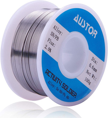 60-40 Tin Lead Rosin Core Solder Wire for Electrical Soldering (0.6Mm, 100G)