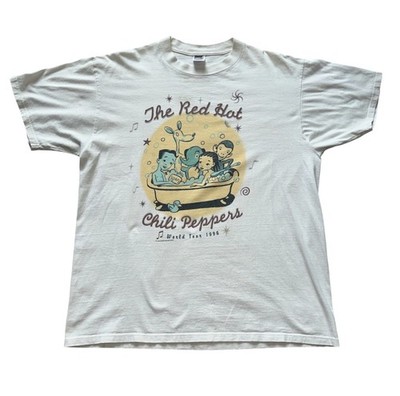 1995 Red Hot Chili Peppers One Hot Minute World Tour T Shirt Sz XL