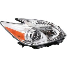 2pcs Headlight Halogen Bulb Passenger Side Clear Lens Headlamp TO2519134