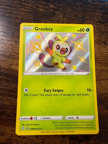 Grookey SV004/SV122 Shining Fates: Shiny Vault Holo