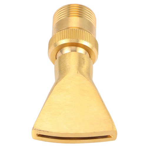 Boquilla de fuente de agua de chorro de ventilador ajustable de latón para aspersor de estanque G1/2 G3/4 - Imagen 5 de 12