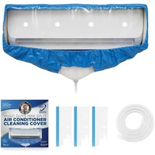Mini Split Cleaning Bag with Overspray Guards