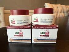 Lot of 2: Sebamed Anti-Ageing Q10 Protection Cream 50ml Expires 10/2026