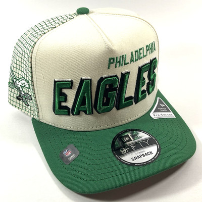 New Era Philadelphia Eagles Exclusive GRIDLOCK 9FIFTY A-Frame Snapback Hat Cap