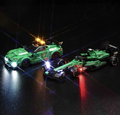 Lokomotive Lichtset für Lego 76925 Aston Martin Safety Car OHNE MODELL