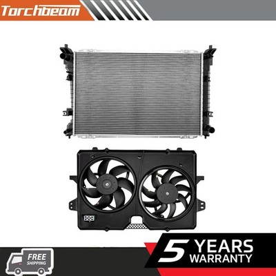 2PC EngineRadiatorCoolingFanRadiator for Ford Escape 09-12 08 Merc Mariner 09-11