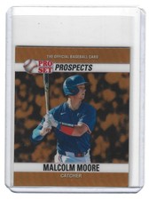 2026 Leaf Pro Set Metal Malcolm Moore Mini Base 90M-130 Gold Prismatic 1/1
