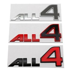 3D Metal ALL4 Door Badge Fender Emblem Sticker Car Decal For MINI Cooper R61 F60