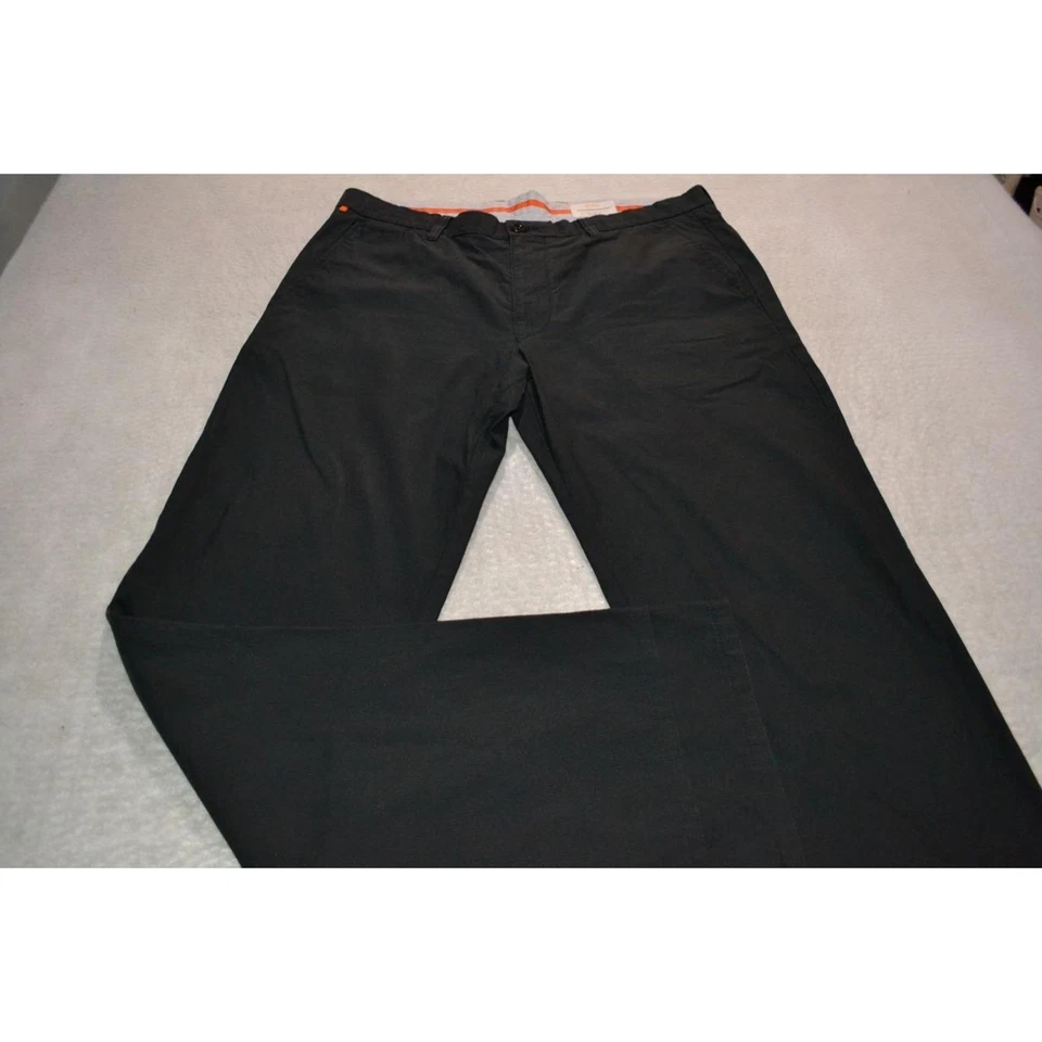 46622-a Boss Hugo Boss Pantalones Golf Informales Edredón Calce Negro Talla 36 x 34 Para Hombres Foto 2 de 4