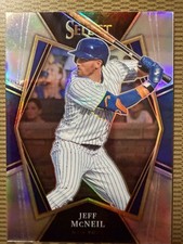 2022 Panini Select - Premier Level Jeff McNeil #138 Holo Silver Prizm
