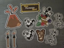 Disney's Polynesian Resort Printed Cardstock 8 Piece Set Die Cuts