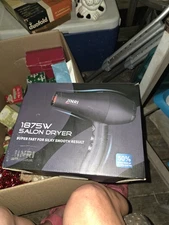 JINRI Paris Professional 1875W Infrared Salon Hair Dryer + 3 Diffusers ~ NEW