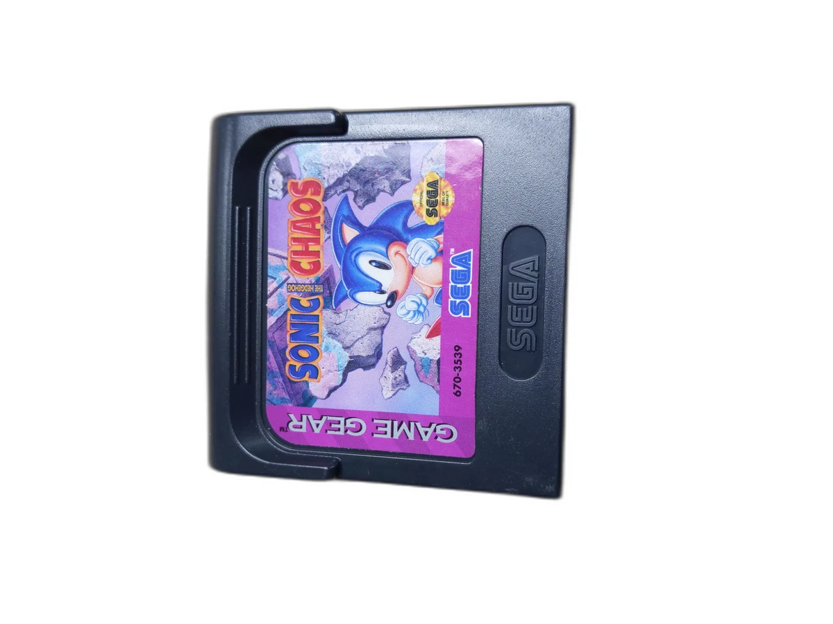 Jeu Sonic Chaos Sega Master System - Version PAL En Boîte, Bon état, Rétro Gaming