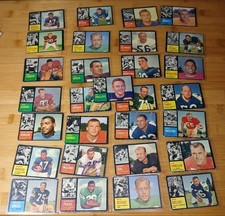 1962 Topps NFL 29 × Commons & Stars HOF Forest Gregg, Lou Groza, Doug Atkins 