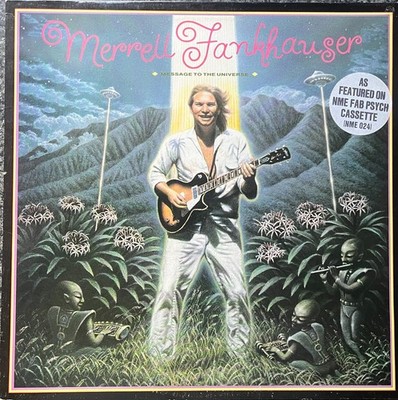 Merrell Fankhauser  Message To The Universe 1986 Uk  Vinyl LP OBGLP 9002 Ex