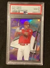 2020 Topps Finest Mike Trout #1 Purple Refractor 180/250 PSA 10 Gem Mint