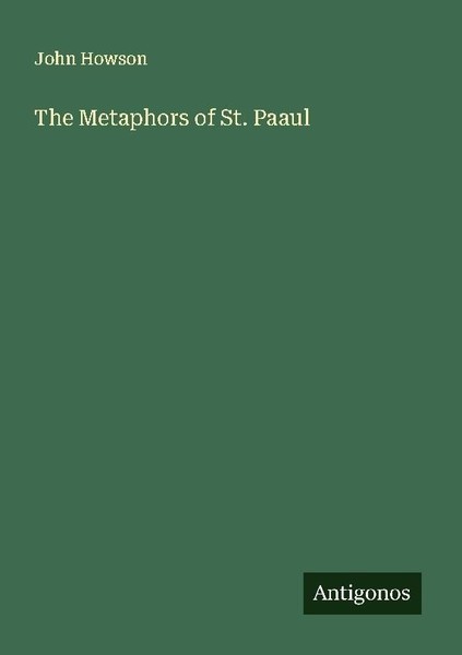 The Metaphors Of St. Paaul John Howson-image