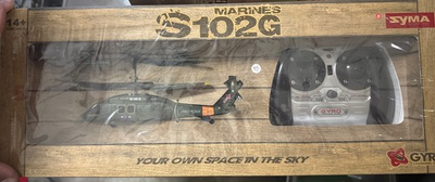 #ad syma S102 3.5 channel Infrared RC Mini helicopter Military Green $34.99