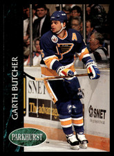 1992-93 Pro Set Parkhurst Garth Butcher #390 St. Louis Blues NHL Hockey Base Set