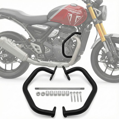 Triumph Speed 400 Scrambler 400X Premium Engine Guard Crash Bar Bumper 2024 2025