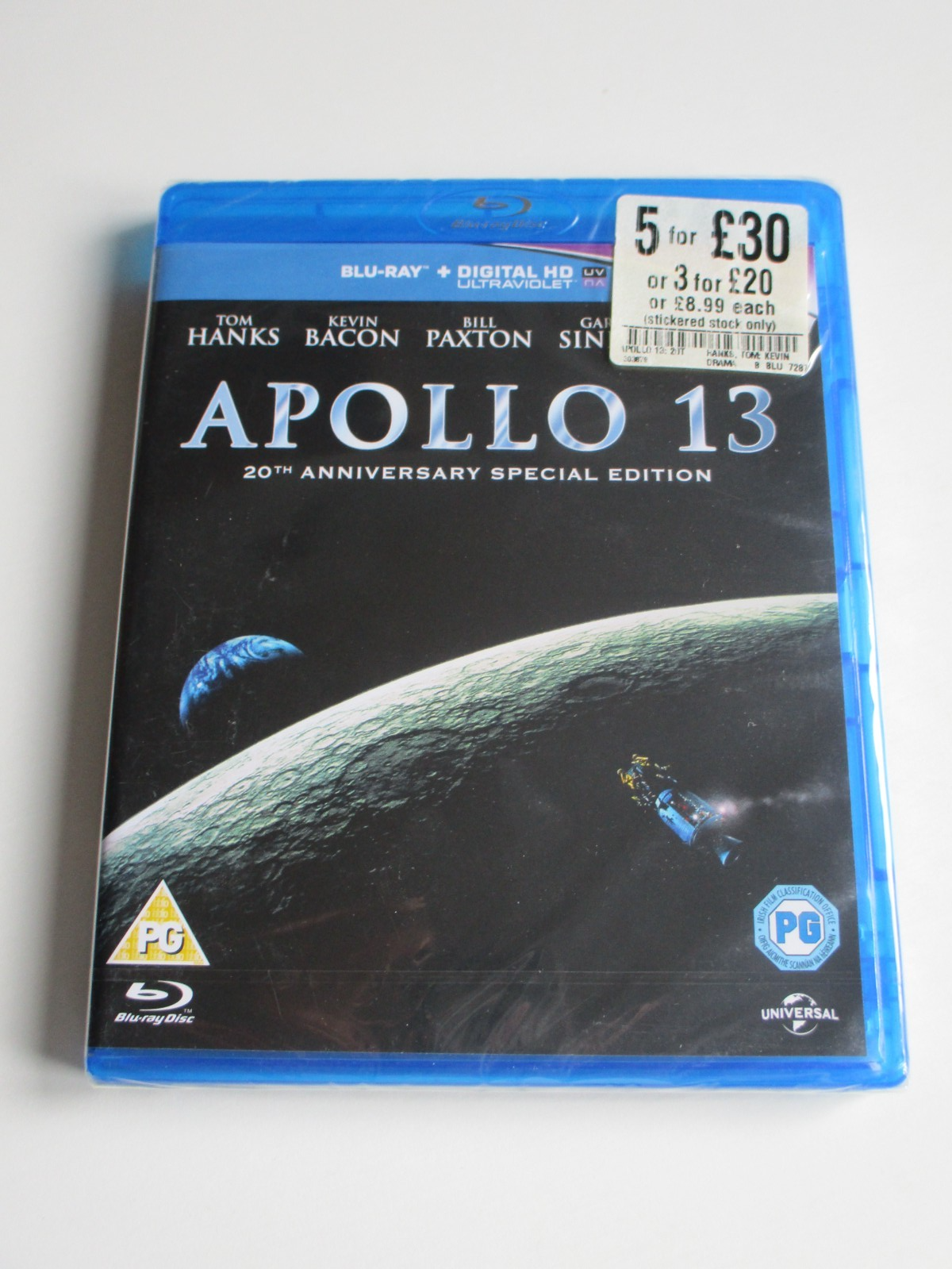 APOLLO 13 - 20th ANNIVERSARY SPECIAL EDITION - NEW & SEALED BLU RAY - TOM HANKS