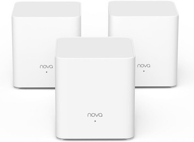 Tenda Nova Mesh WLAN WiFi 6 AX1500 Dualband OFDMA MU-MIMO Alexa-kompatibel MX3 3