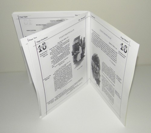 Bennett Portable Typewriter Operator Manual Reproduction - Picture 9 of 11