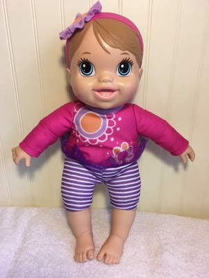 hasbro baby alive plays and giggles baby doll