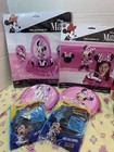 Disney Official Minnie Mouse Mickey Mouse Birthday Party Supply Lot Plates Decor