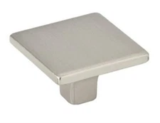 Topex Small Square Knob Satin Nickel 35 x 35 mm