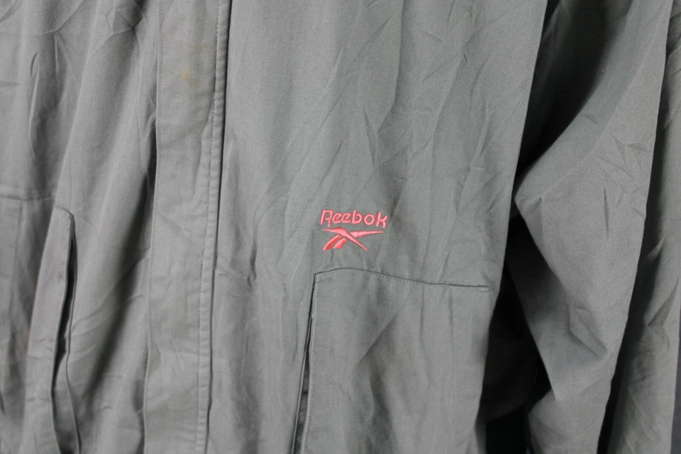 Chaqueta Vintage - Logotipo Corte y Cosido Reebook - Para Hombre 2XL Foto 2 de 4