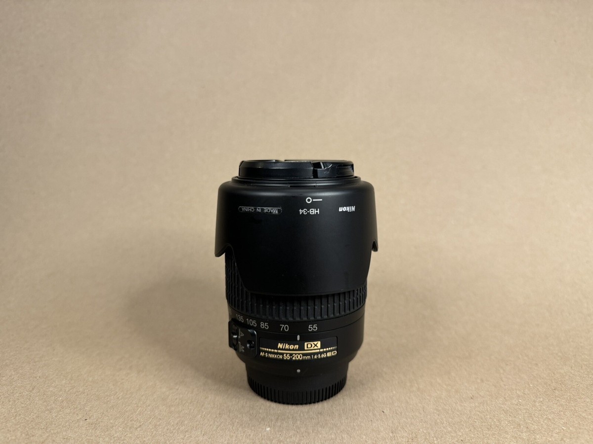 Nikon DX AF-S Nikkor 55-200mm f/4-5.6 G ED Camera Lens DSLR | eBay