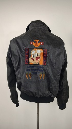 JC DE CASTELBAJAC BUGS BUNNY GIUBBINO CERATO UOMO TG. L JACKET MAN ITALY VINTAGE - Photo 10 sur 14