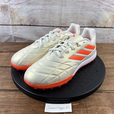 Adidas Copa Pure.3 Turf Soccer Cleats Orange Off White GY9053 Men