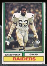 1974 Topps Football #65 Eugene Upshaw