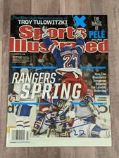 Ryan McDonagh Signed Sports Illustrated COA 6/2/14 NO LABEL NL SI Rangers Cup C