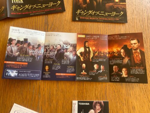 GANGS OF NEW YORK Japan Chirashi Mini-Poster x6 DiCAPRIO Day-Lewis DIAZ SCORCESE - Bild 5 von 8
