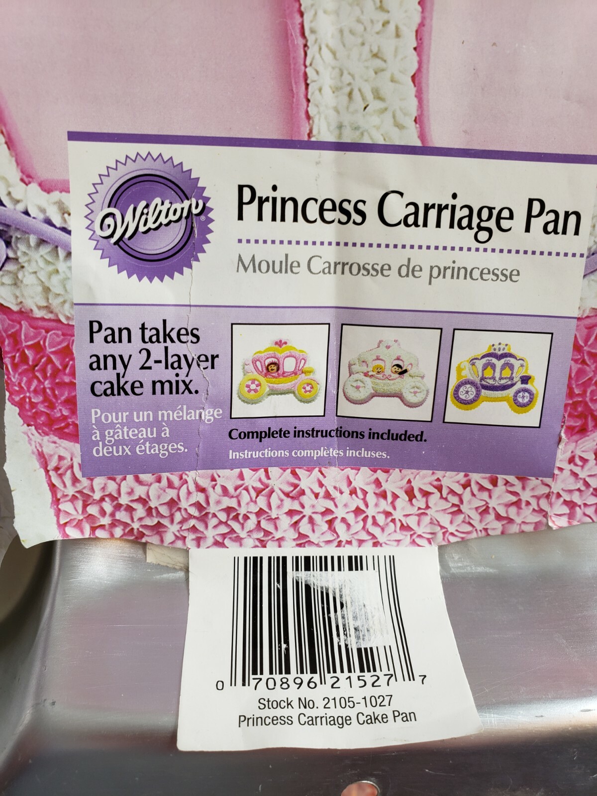 Wilton Princess Carriage Cake Pan 2105 1027 For Sale Online Ebay