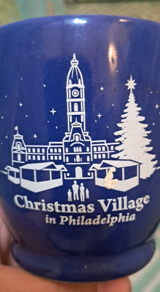 ヌフ Christmas Village in Philadelphia Mug German Christmas Market