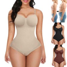 US Women Full Body Shaper Shapewear Tummy Control Butt Lifter Bodysuit